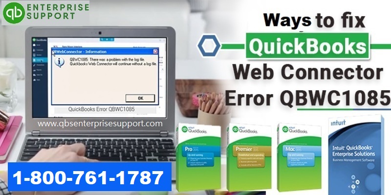Fix QuickBooks Web Connector Error QBWC1085 [Easy Methods]