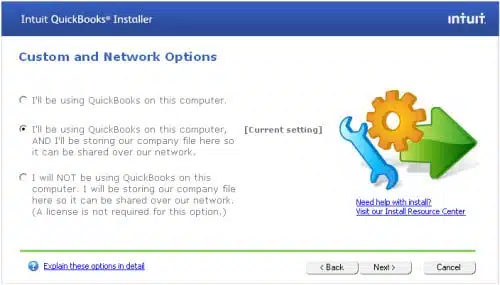Customer and Network Install in QuickBooks - Screenshot 1