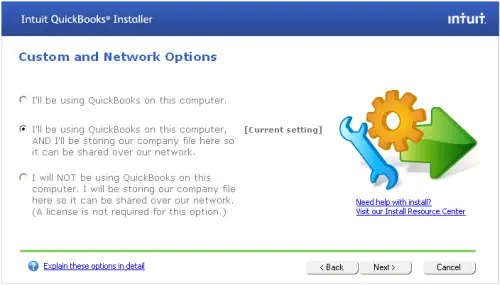 Customer and Network Install in QuickBooks - Screenshot 1