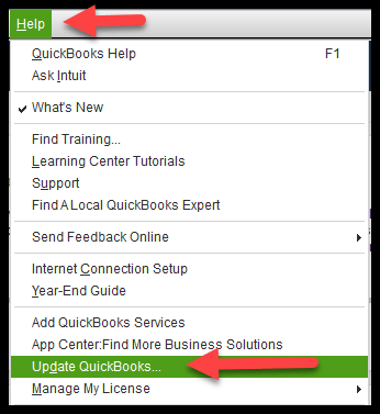 Update QuickBooks Desktop - Screenshot Image 1