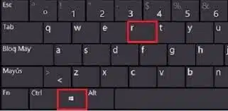 Windows + R Keys - Screenshot
