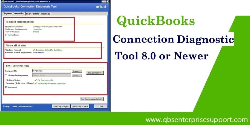 QuickBooks Connection Diagnostic Tool (Download, Install & Uses)