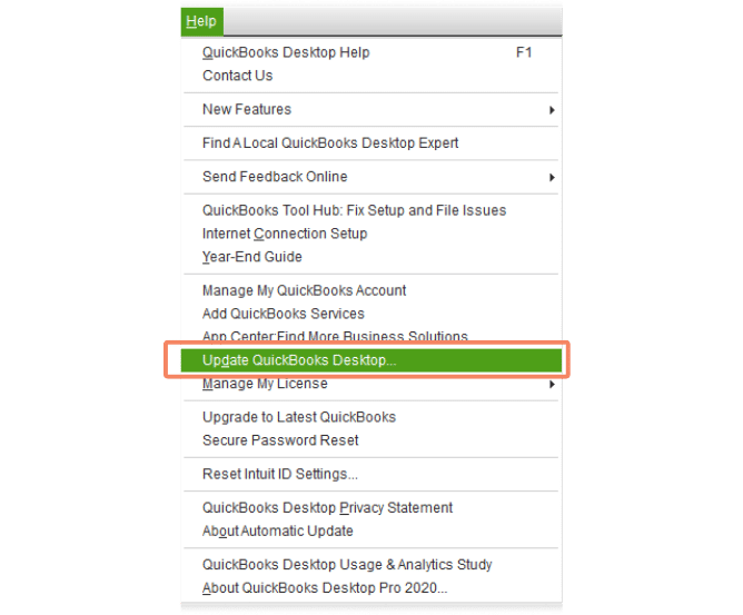 Update QuickBooks Desktop 2024 - Screenshot