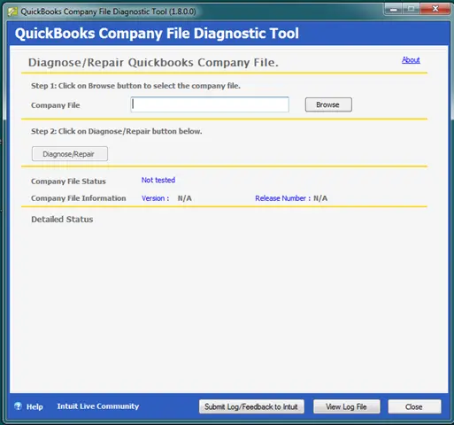 Company file diagnostic tool-screenshot 