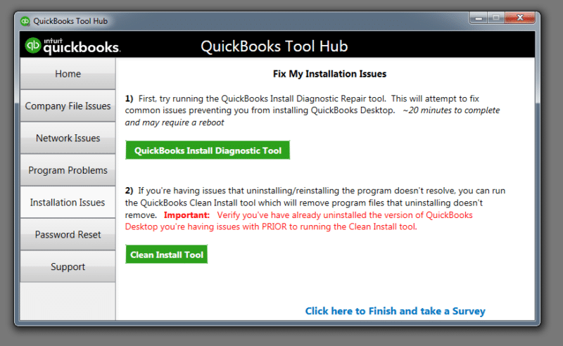 Installation issues - QB Tools Hub - Screenshot