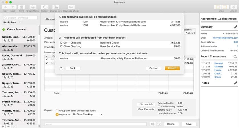 how to delete transactions in quickbooks for mac