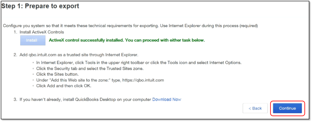 convert enterprise desktop to quickbook online