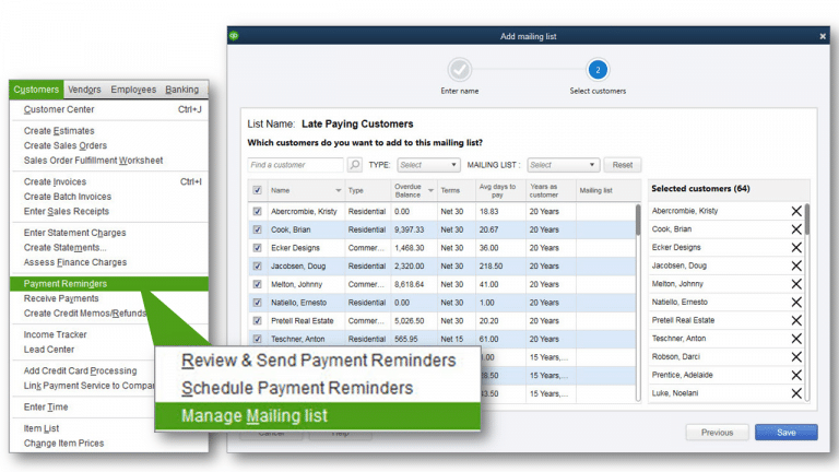 Get Customer payment reminders - Screenshot (one)