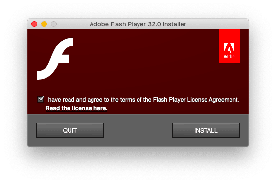 Flash player xp 2.01 installation password
