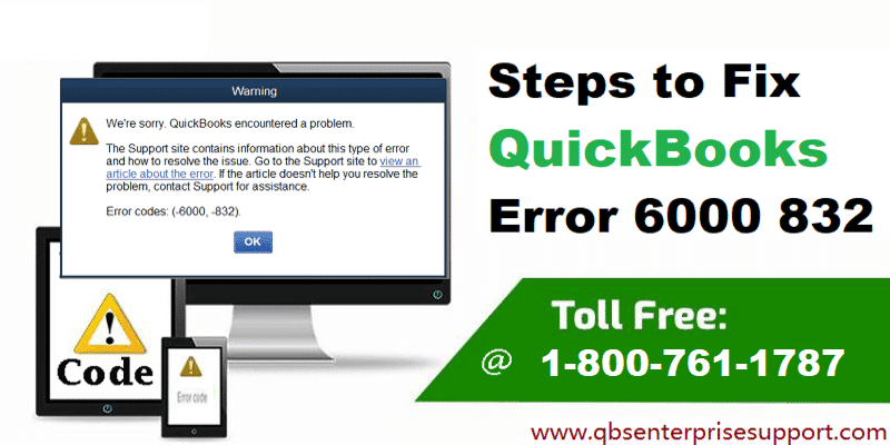 Process to Fix QuickBooks error code 6000 832 - Featured Image