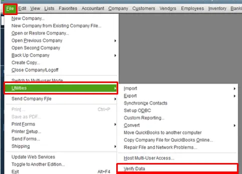 Verify data utility - Screenshot Image