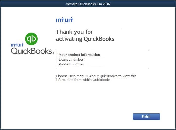 product number for quickbooks pro 2016 mac