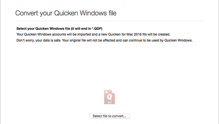 can i transfer 2017 quicken from mac to pc