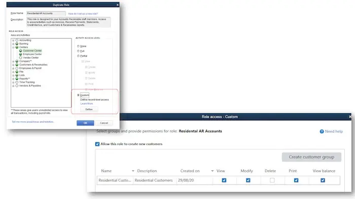 Data level permissions feature - Screenshot Image