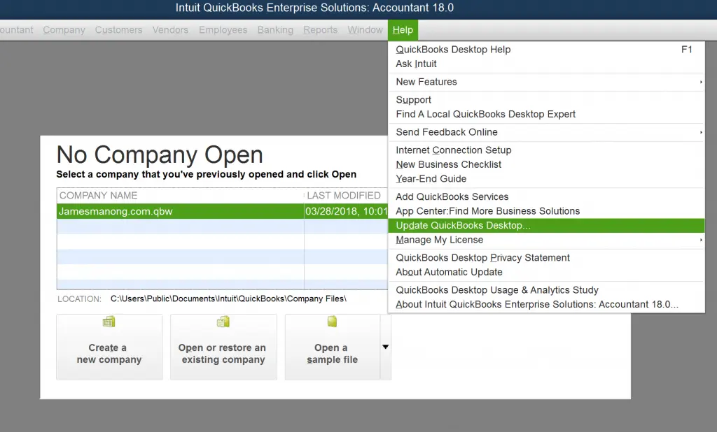 QuickBooks Desktop 2023 Upgrade