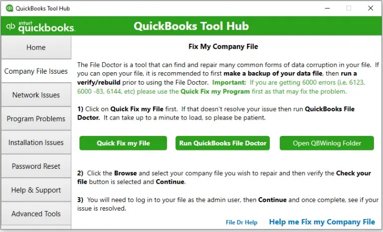 need afor quickbooks tool hub