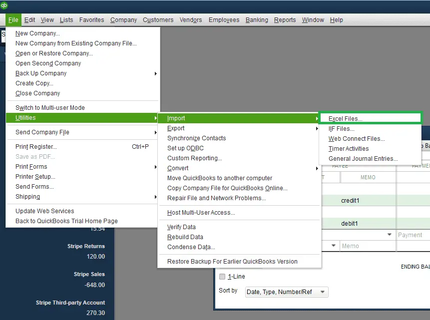 Steps To Import Or Export Information With Quickbooks Desktop 5107