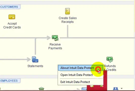 Intuit data protect - Screenshot Image