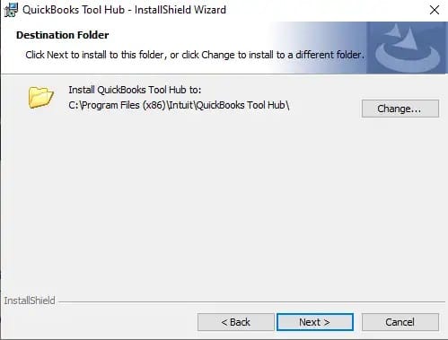 Installation of QuickBooks tool hub - Screenshot Image 3