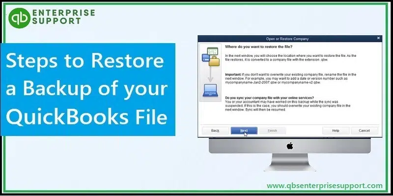 Best Steps to Restore a QuickBooks Company File - Featured Image