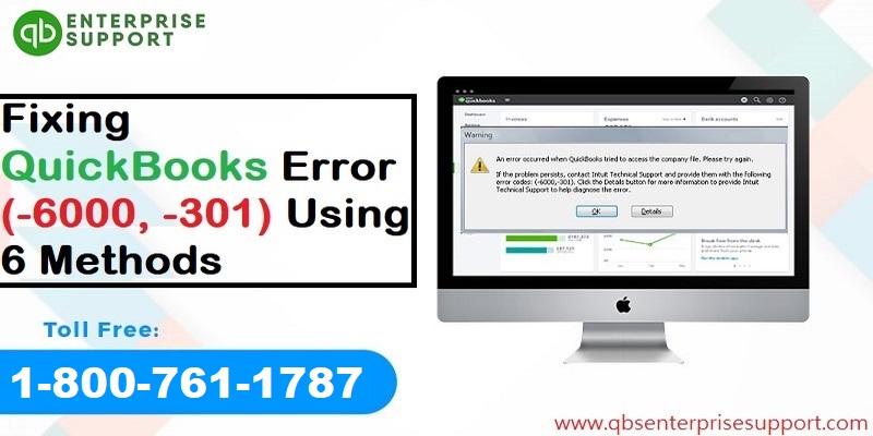 Fixation of QuickBooks company file error 6000 301 - Featured Image
