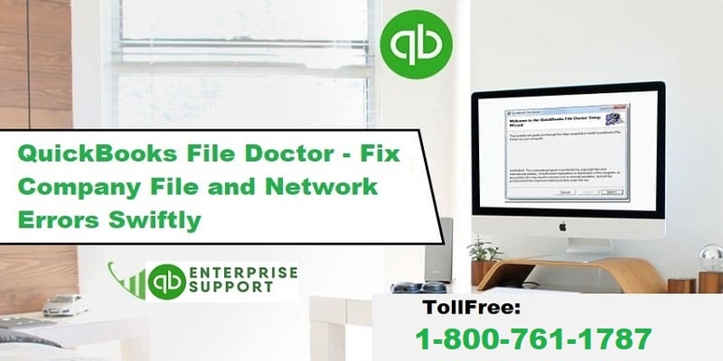 How to Download and Use QuickBooks File Doctor tool - Featured Image