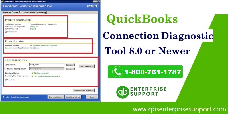 How to Use QuickBooks Connection Diagnostic Tool - Featured Image