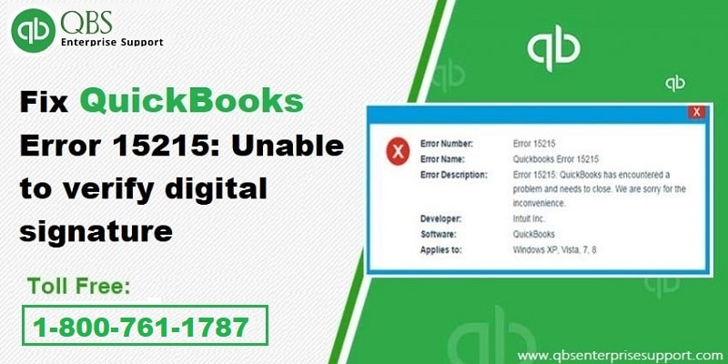 Simple Ways to Resolve QuickBooks Error Code 15215 - Featured Image