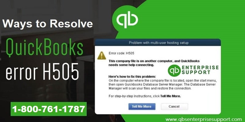 Fix QuickBooks Error Code H505 Multi User Mode Issue