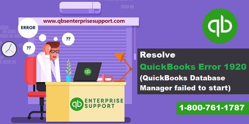 Troubleshoot Error 1920 QuickBooks Database Manager Failed to Start - Featured Image