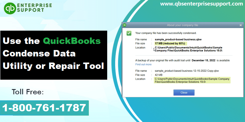 Usage and Functions of QuickBooks Condense Repair Tool - Featured Image