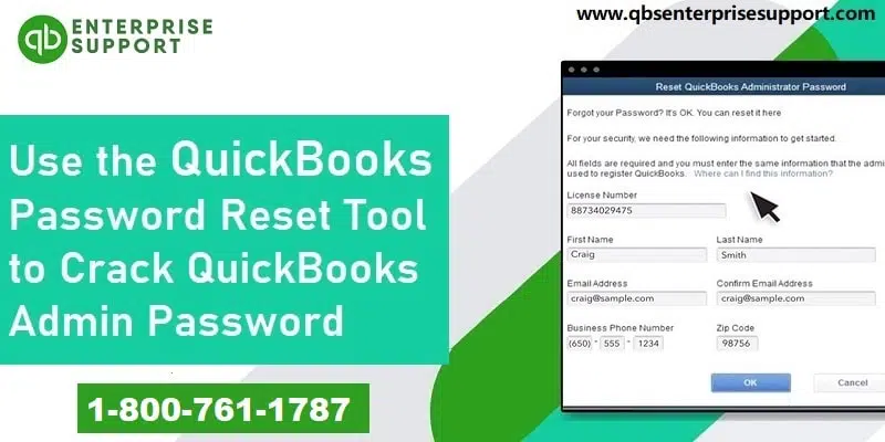 Use QuickBooks Automated Password Reset Tool to Crack Admin Password - Featured Image