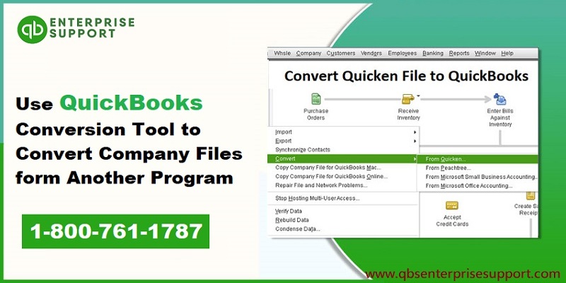 Use QuickBooks conversion tool to convert data files from another program - Featuring Image