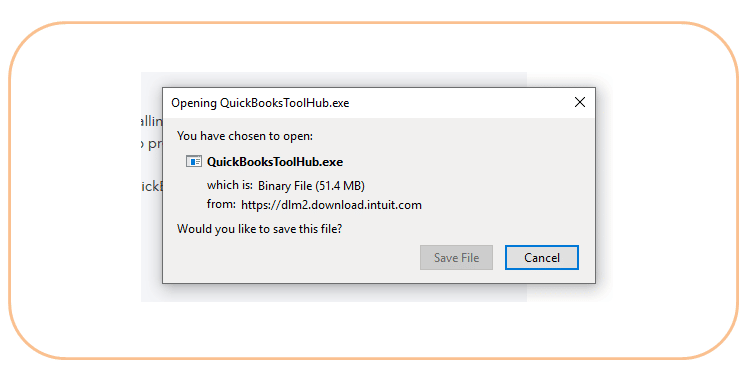 Download QuickBooks tools hub program - Screenshot Image