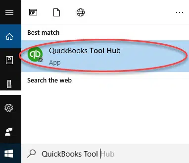 Search QuickBooks Tool Hub Program - Image