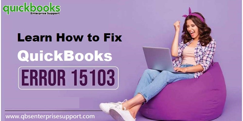 Rectification of QuickBooks Error 15103 while updating QuickBooks Desktop or Payroll - Featuring Image