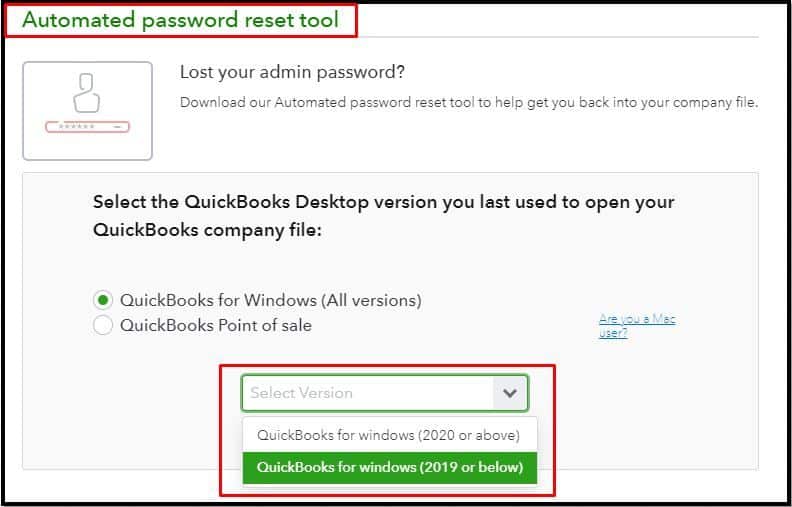 Version of QuickBooks desktop - Image