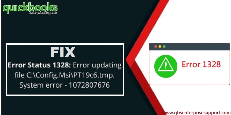 Fixation of QuickBooks Update Error Code 1328 - Featuring Image