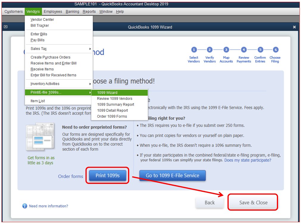 How to create and file 1099 in QuickBooks Desktop (Full Guide)