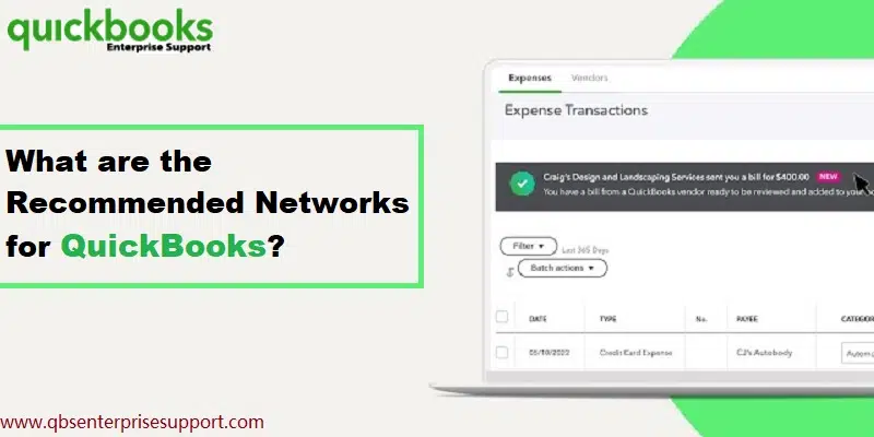 What are the Recommended Networks for QuickBooks Desktop?