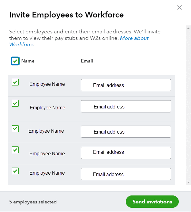 invite employees - Image