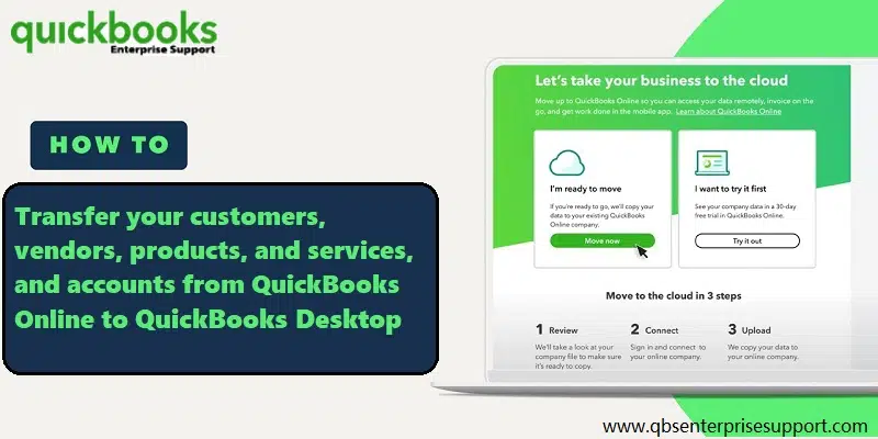 Move Lists and Balances from QuickBooks Online to QuickBooks Desktop