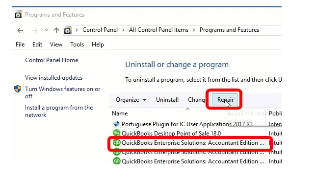 Repair QuickBooks Desktop - Image