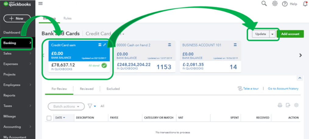 Update Bank Transactions - Image