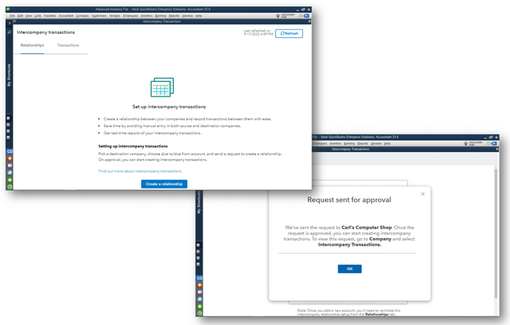 New Intercompany transactions - Image