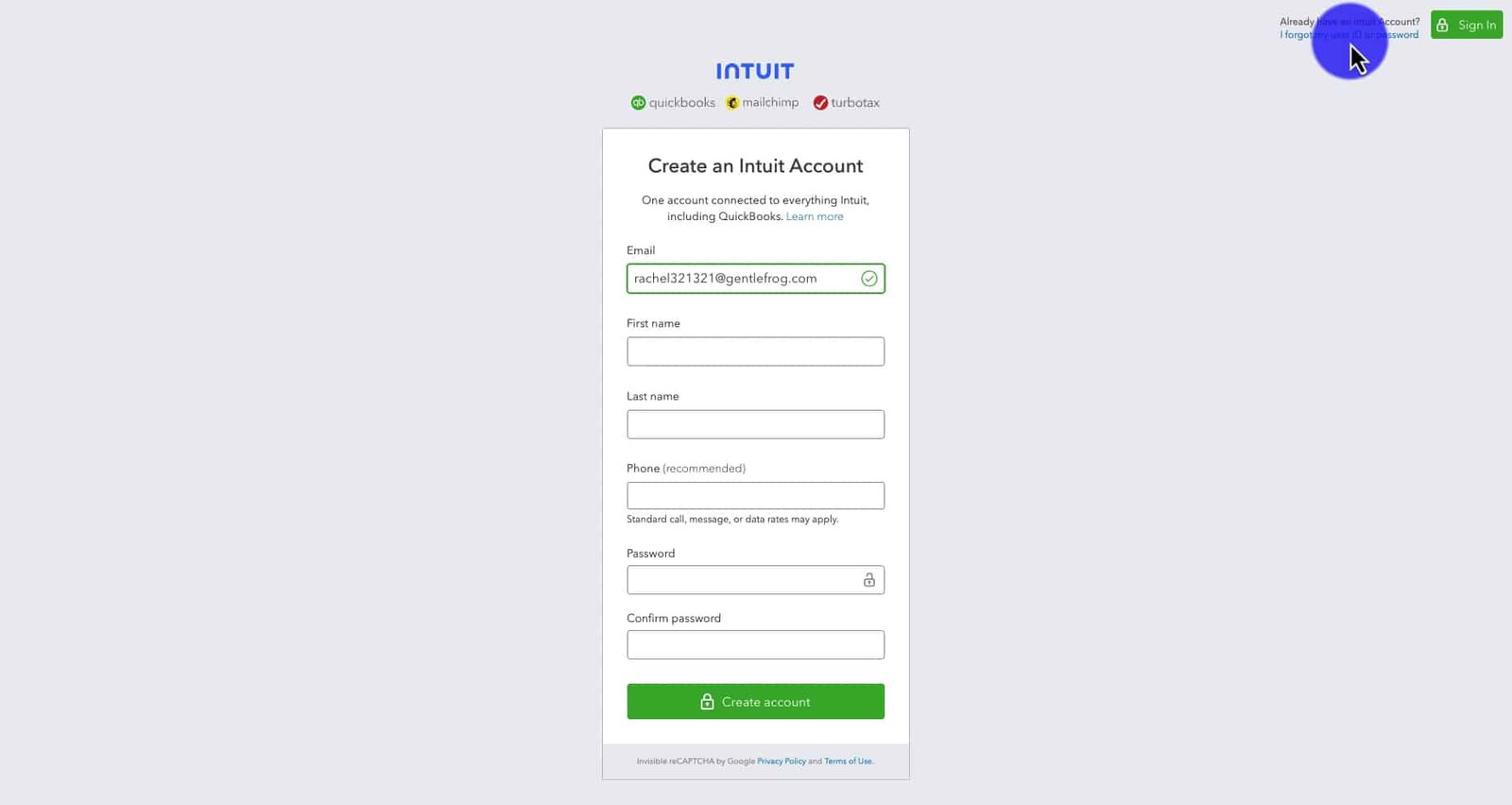 Camps Intuit - Screenshot