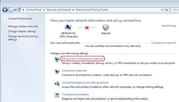 Use my computer's Internet connection settings - Image