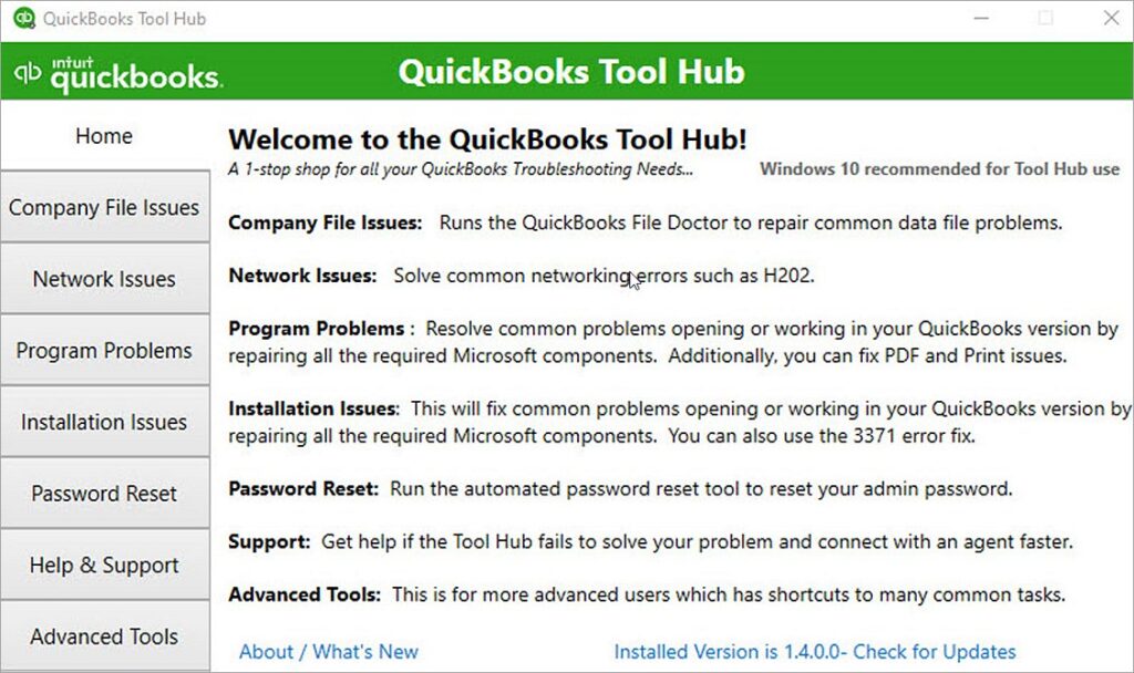 QuickBooks Tool Hub - Image