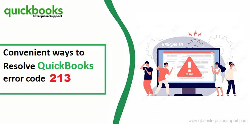 Checkout the Tricks to Troubleshoot Error 213 in QuickBooks Desktop - Featured Image