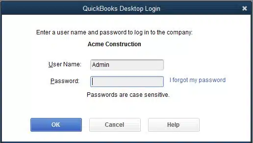 Enter username and password - Image